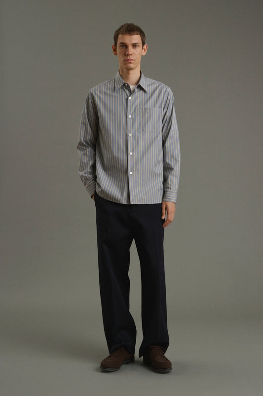 Shirt Glenn - Charcoal/Bronze - Cotton - Men