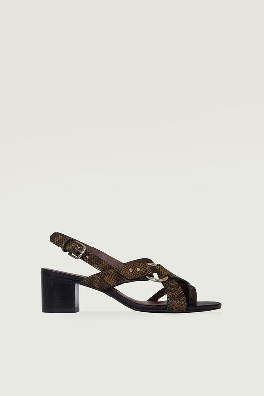 PYTHON FLORENTINE SANDALS