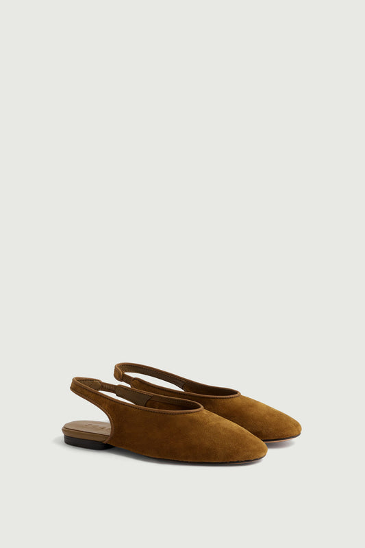 Slingbacks Emmett - Caramel - Cuir - Femme