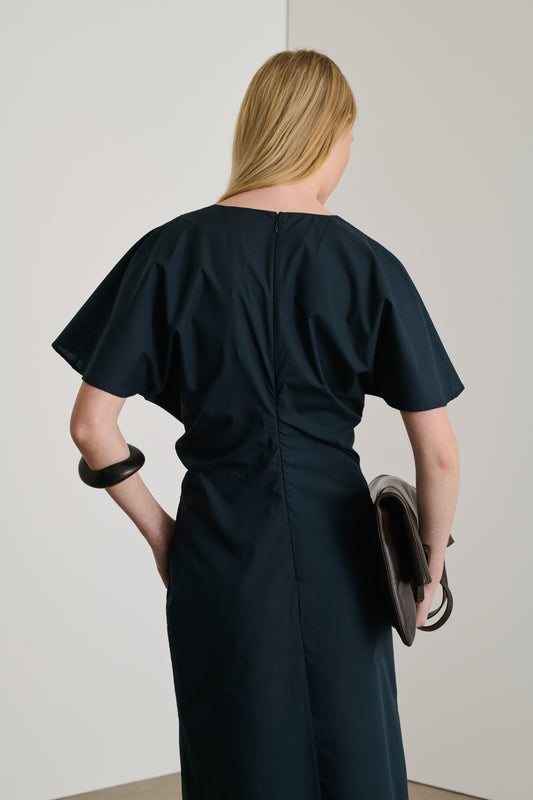 Robe Ella - Bleu Nuit - Coton - Femme