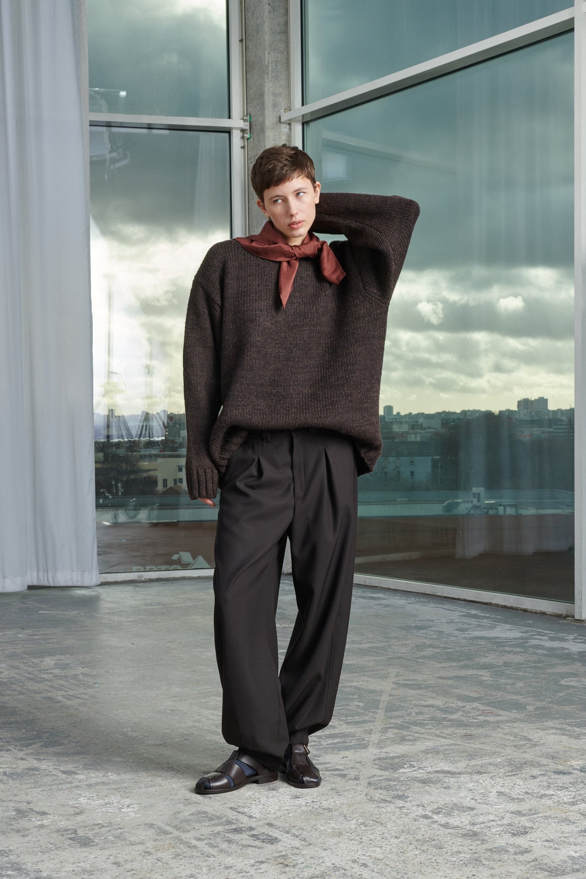 TROUSERS TIMON CHARCOAL