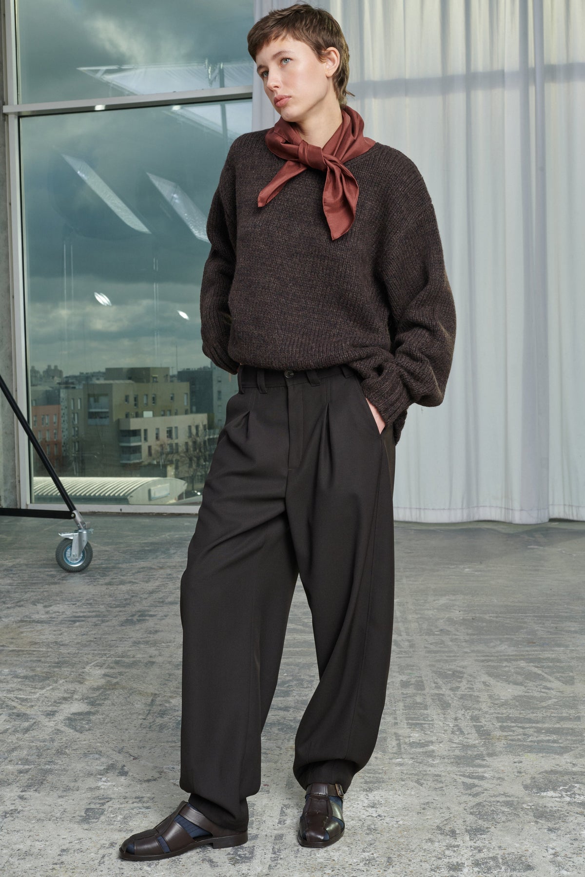 TROUSERS TIMON CHARCOAL vue 3