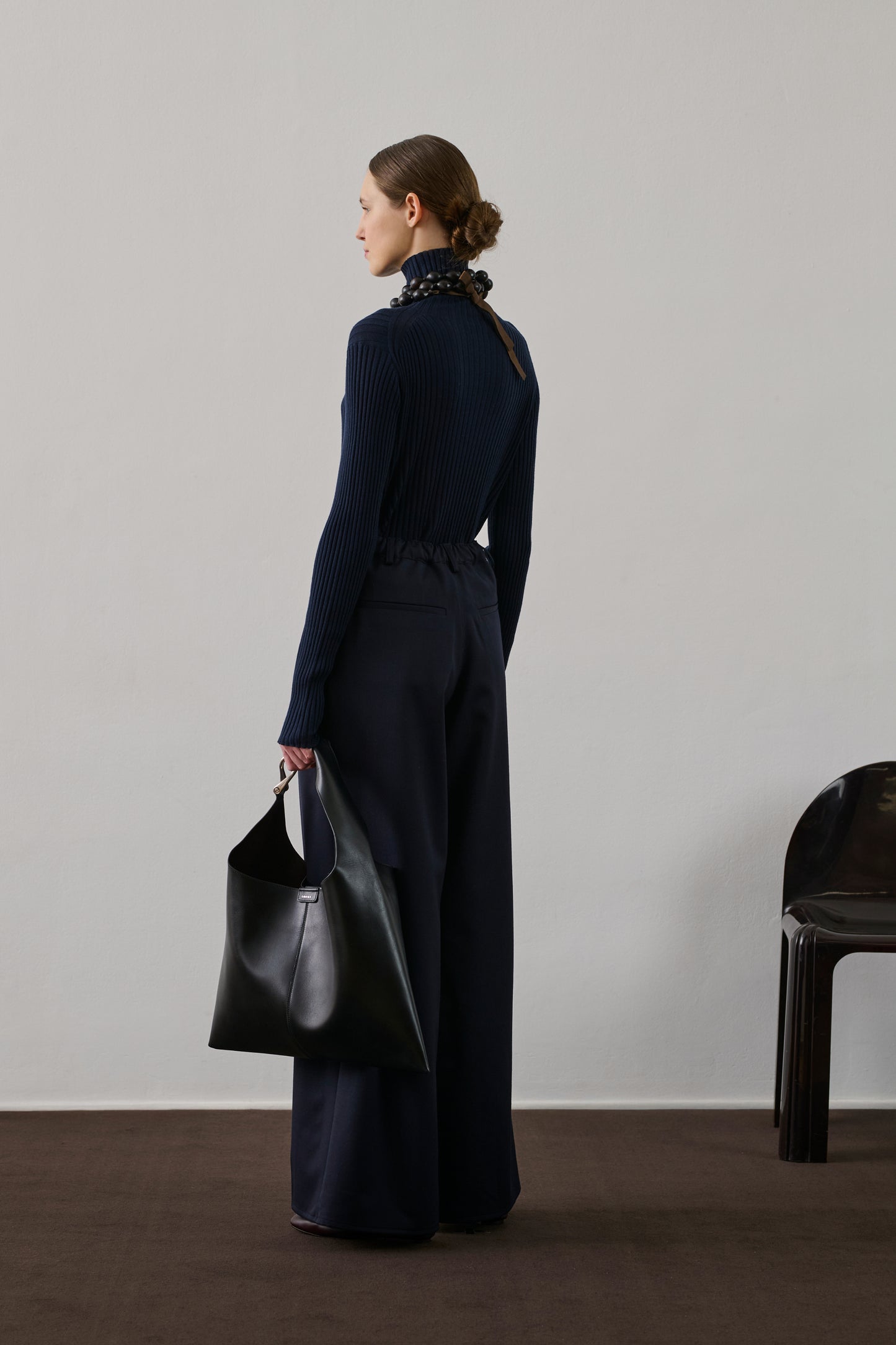 Polo Filao - Navy - Laine - Femme