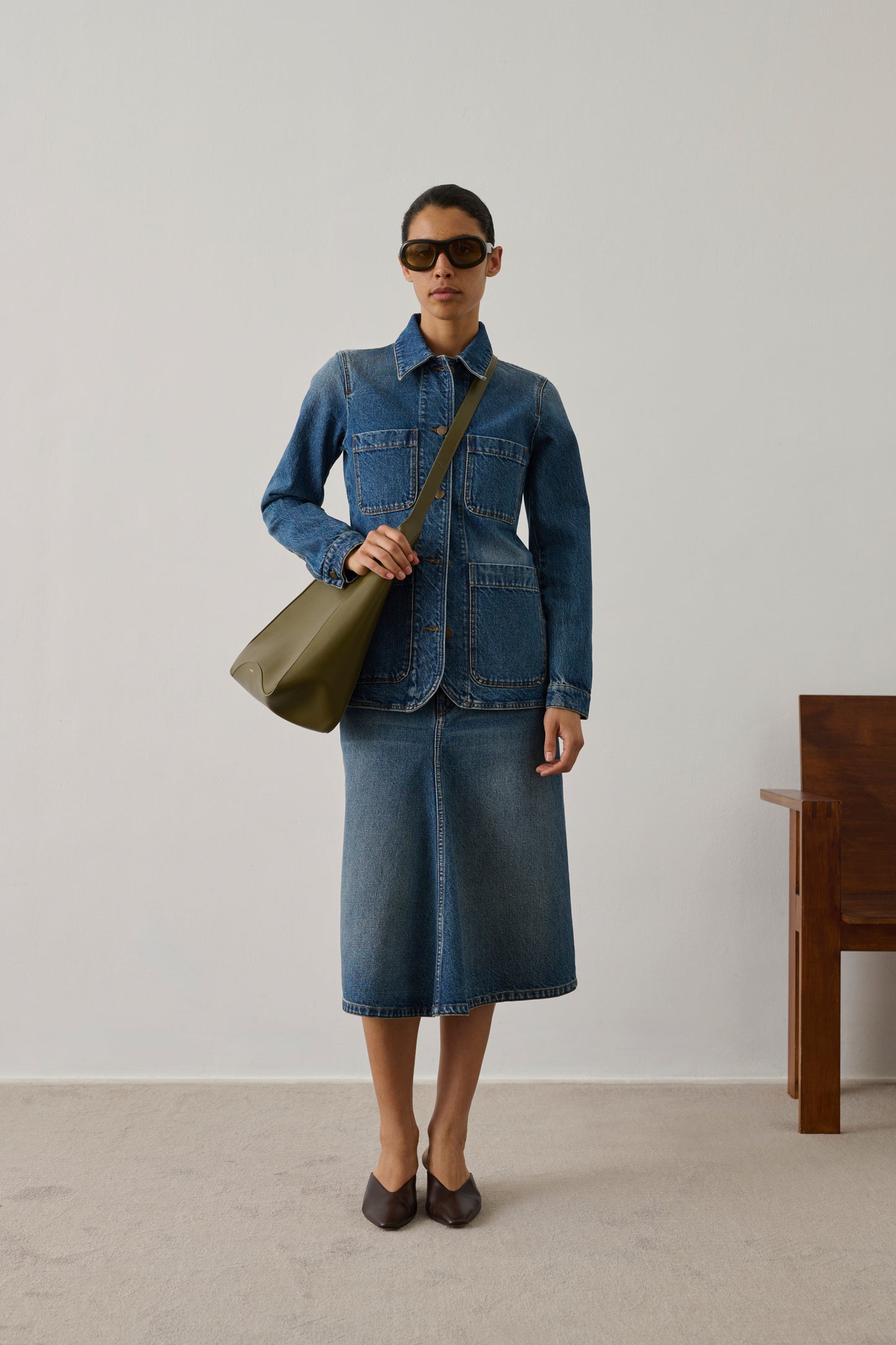 Garry Jacket - Blue - Cotton - Women