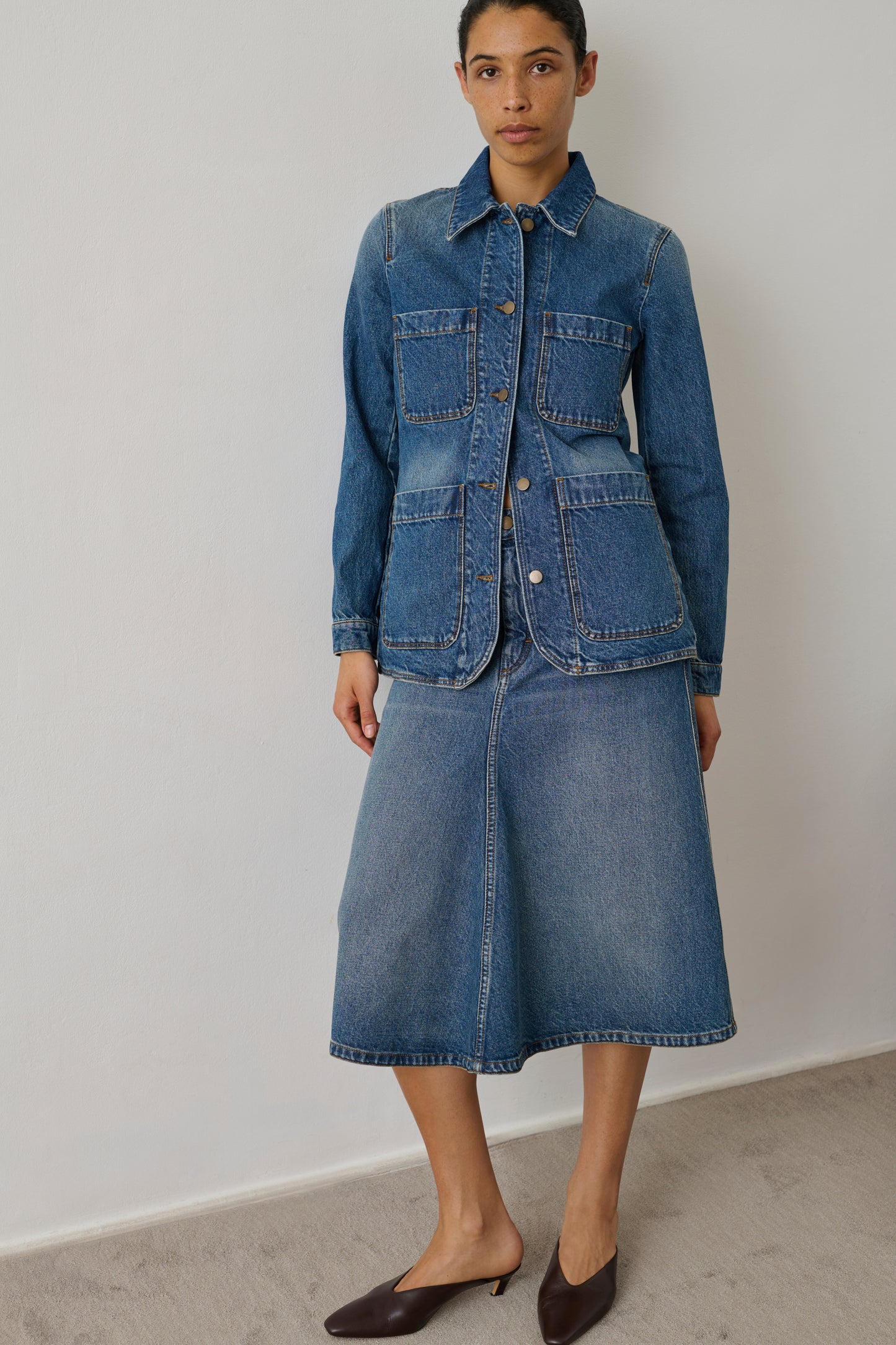 Garry Jacket - Blue - Cotton - Women