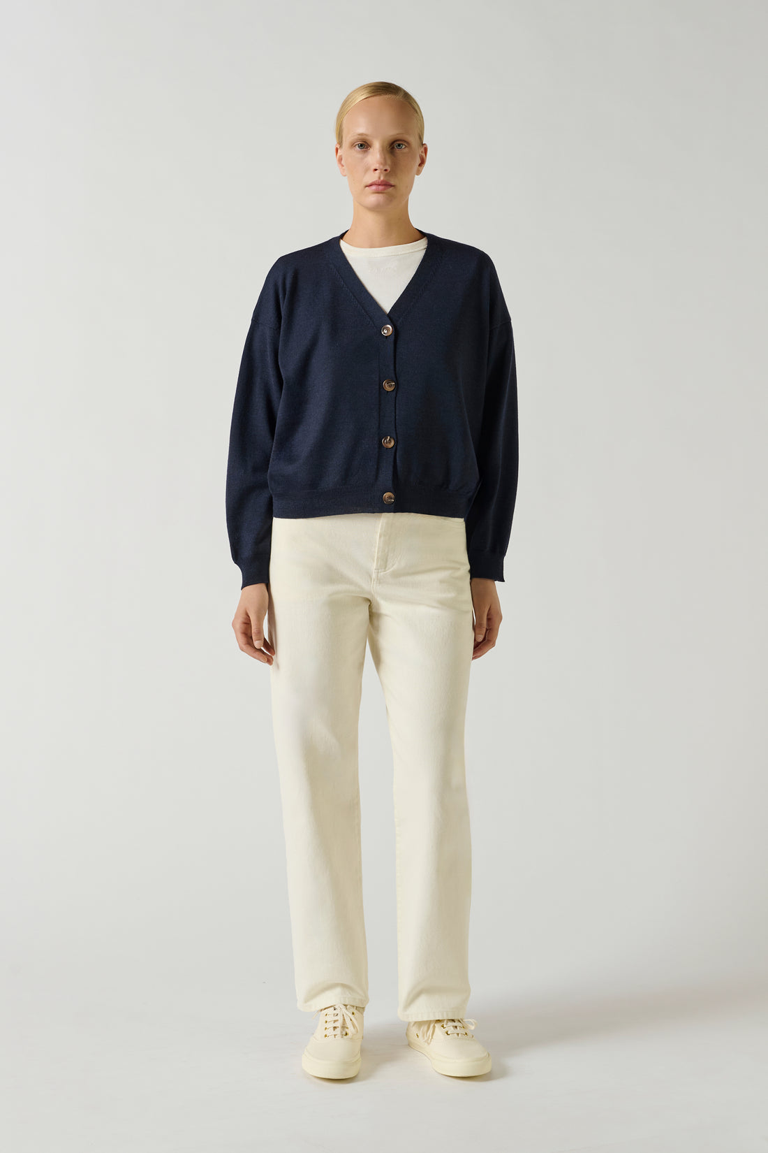 Cardigan Idem - Navy - Femme