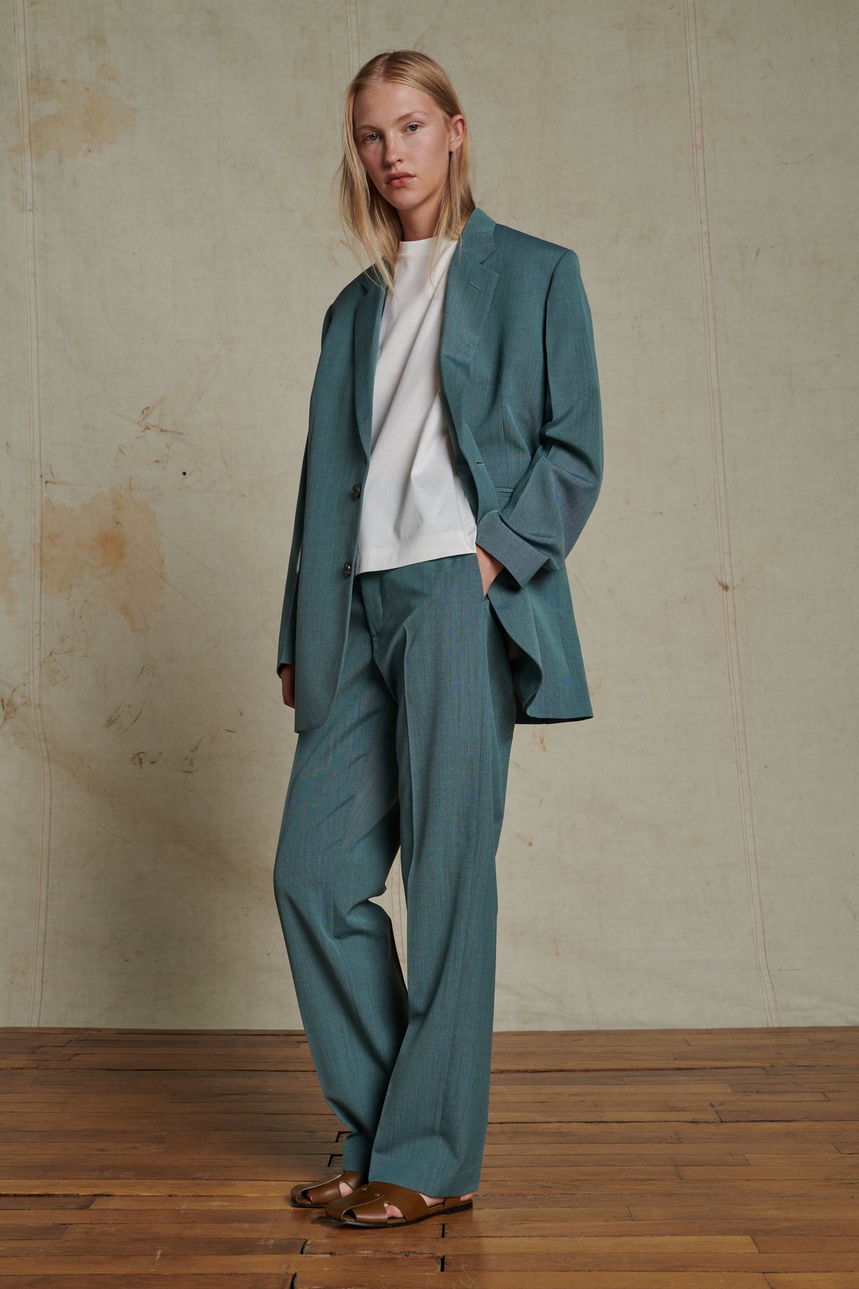 Pantalon Valencia - Vert D'Eau - Femme vue 3