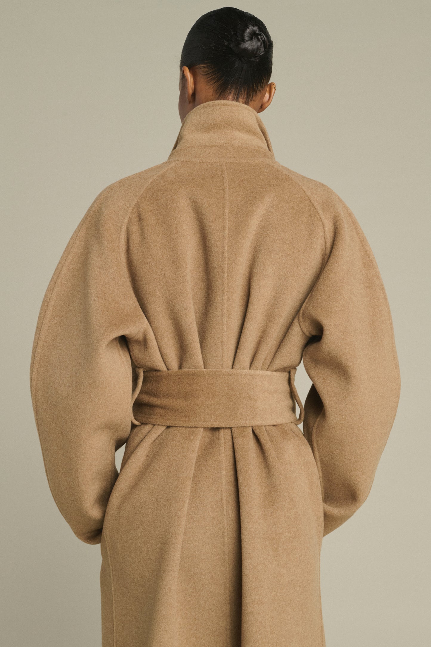 Harvard coat - Camel Marl - Wool - Women