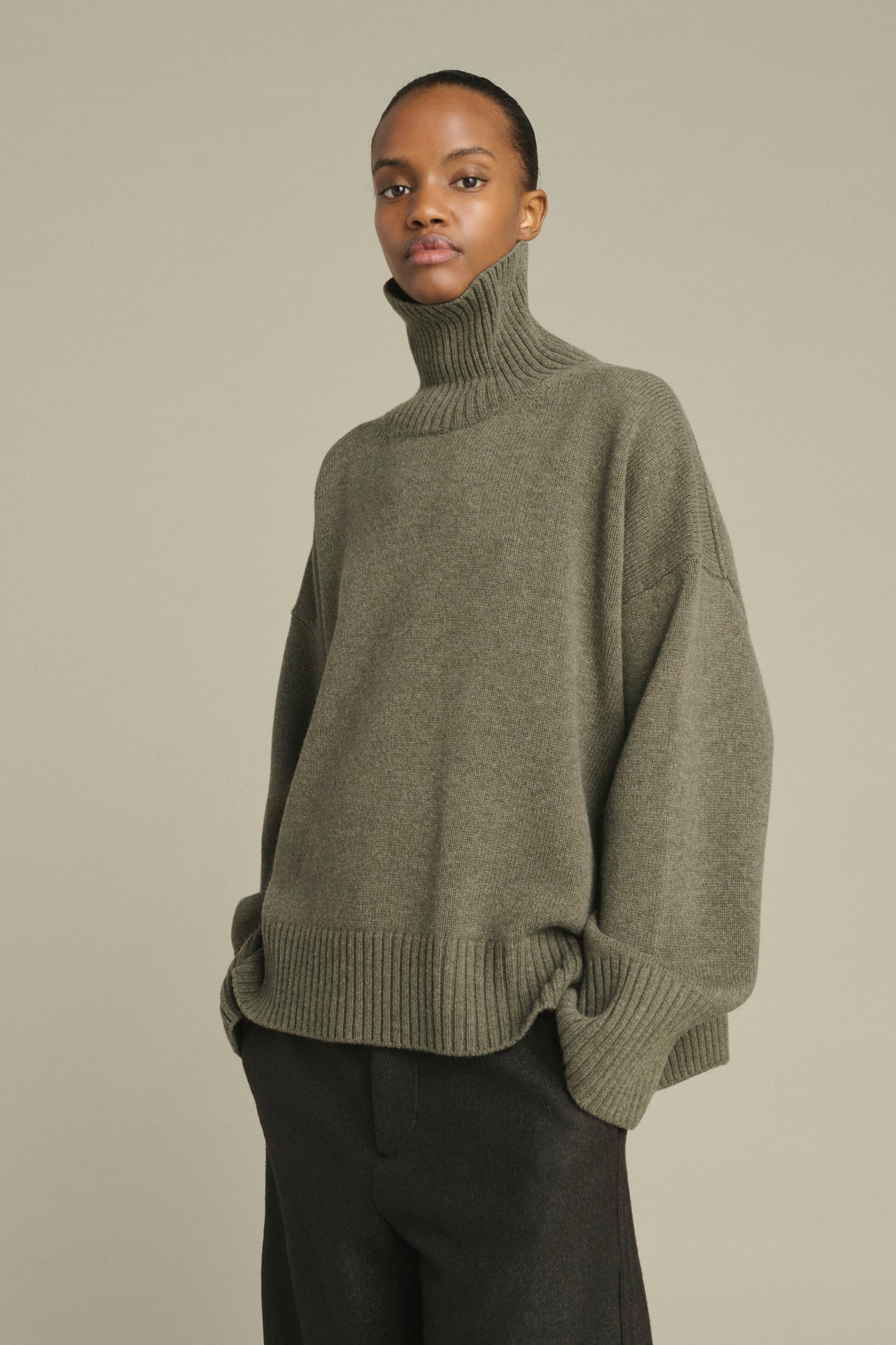 William Pullover - Grey Marl - Merino Wool - Women