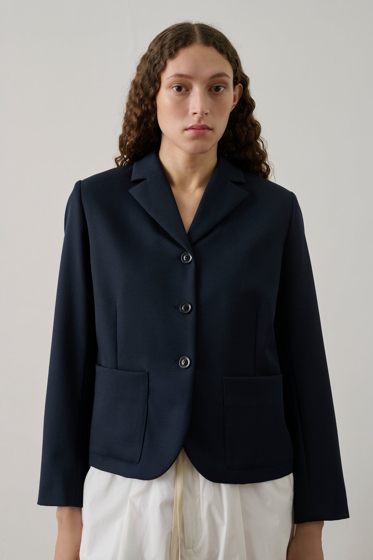 Veste Hespera - Navy - Laine - Femme vue 2