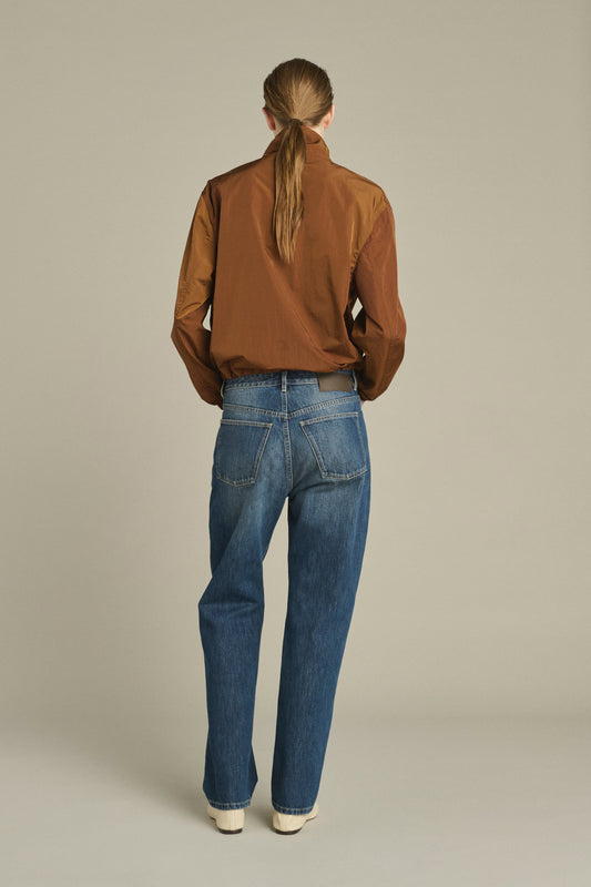 Jeans Lucien - Washed blue denim - Cotton - Femme