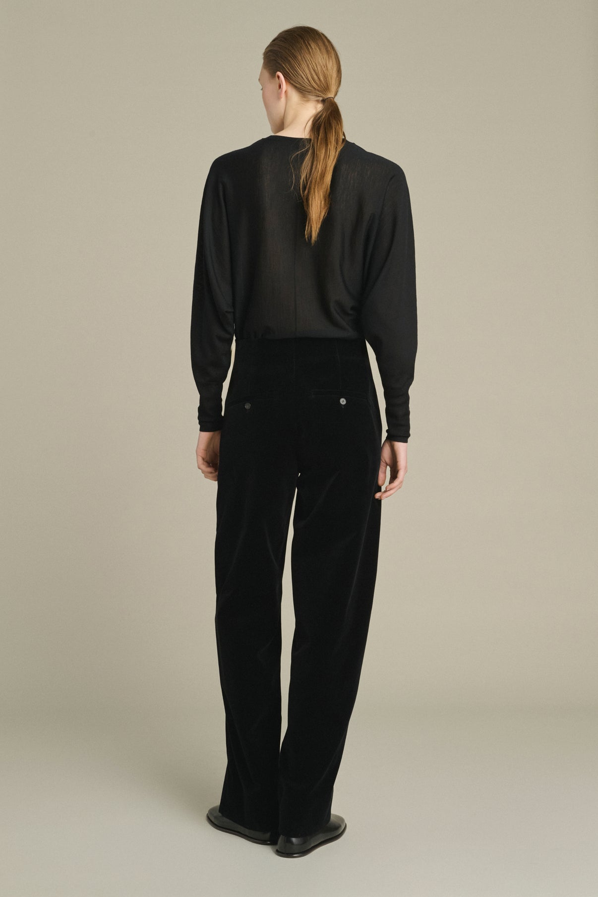 Celestin Trousers - Black - Cotton - Women vue 2