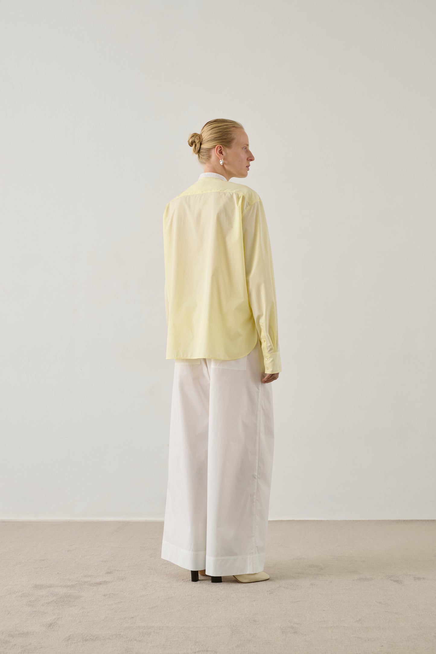 Shirt Bermudes - Bright Yellow - Cotton - Women