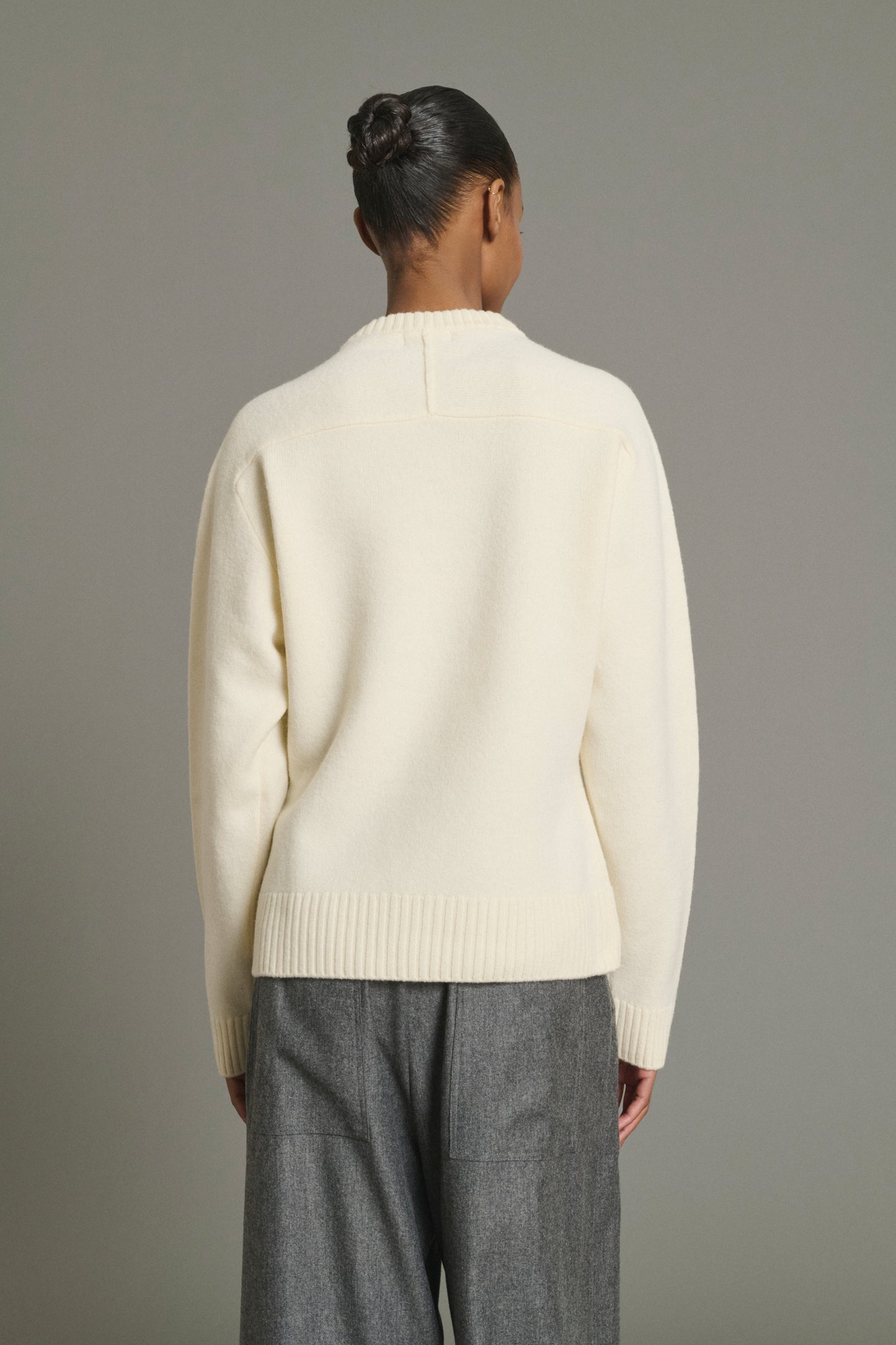 Pullover Jeremie - Ecru - Merino Wool - Women