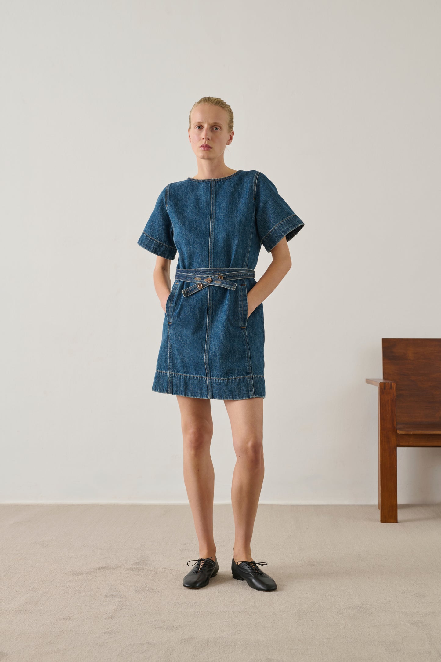 Robe Eclair - Bleu/Vert - Femme