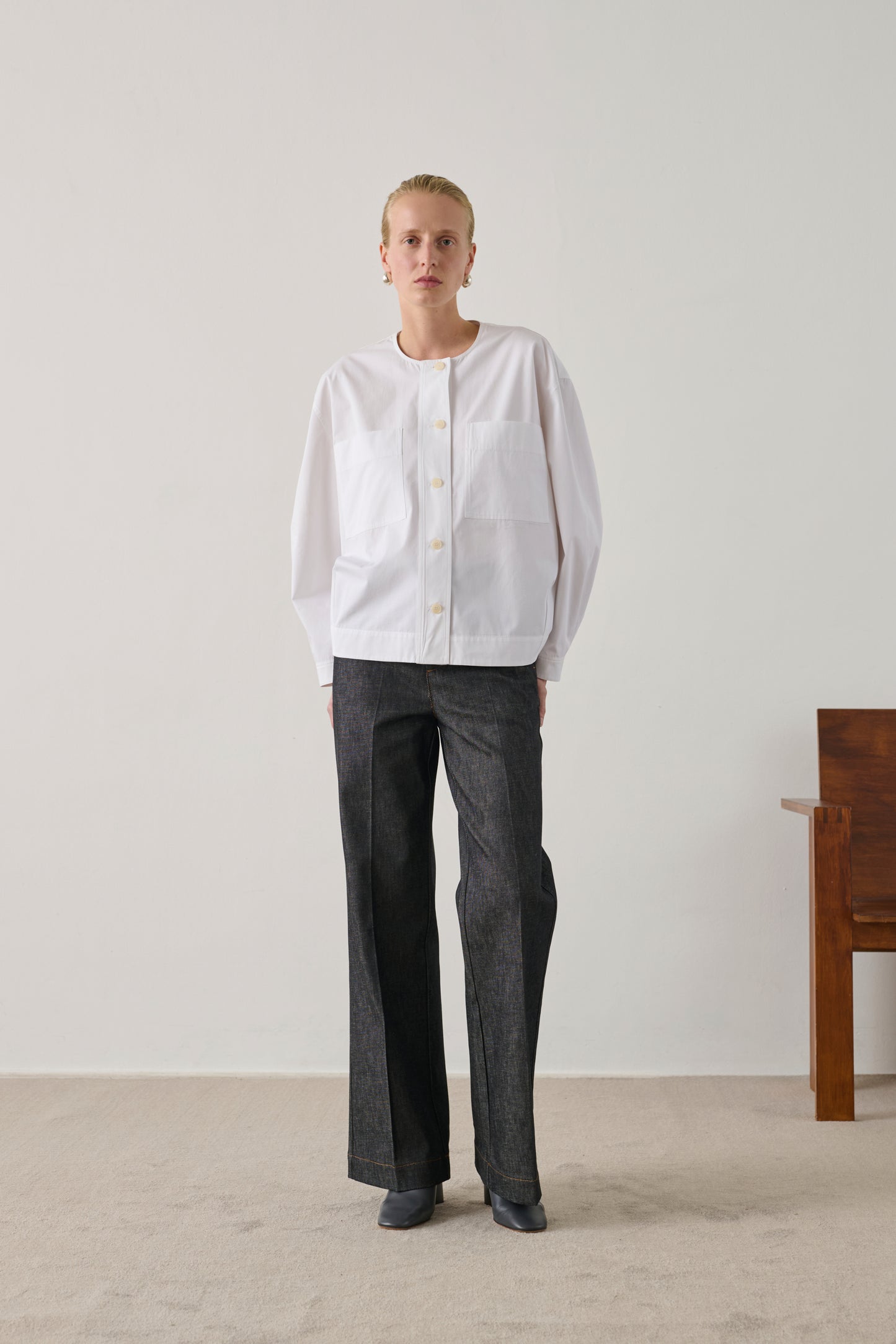 Jeans California - Raw Black denim - Women