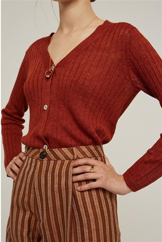 PINK FIBRE Cardigan  vue 2