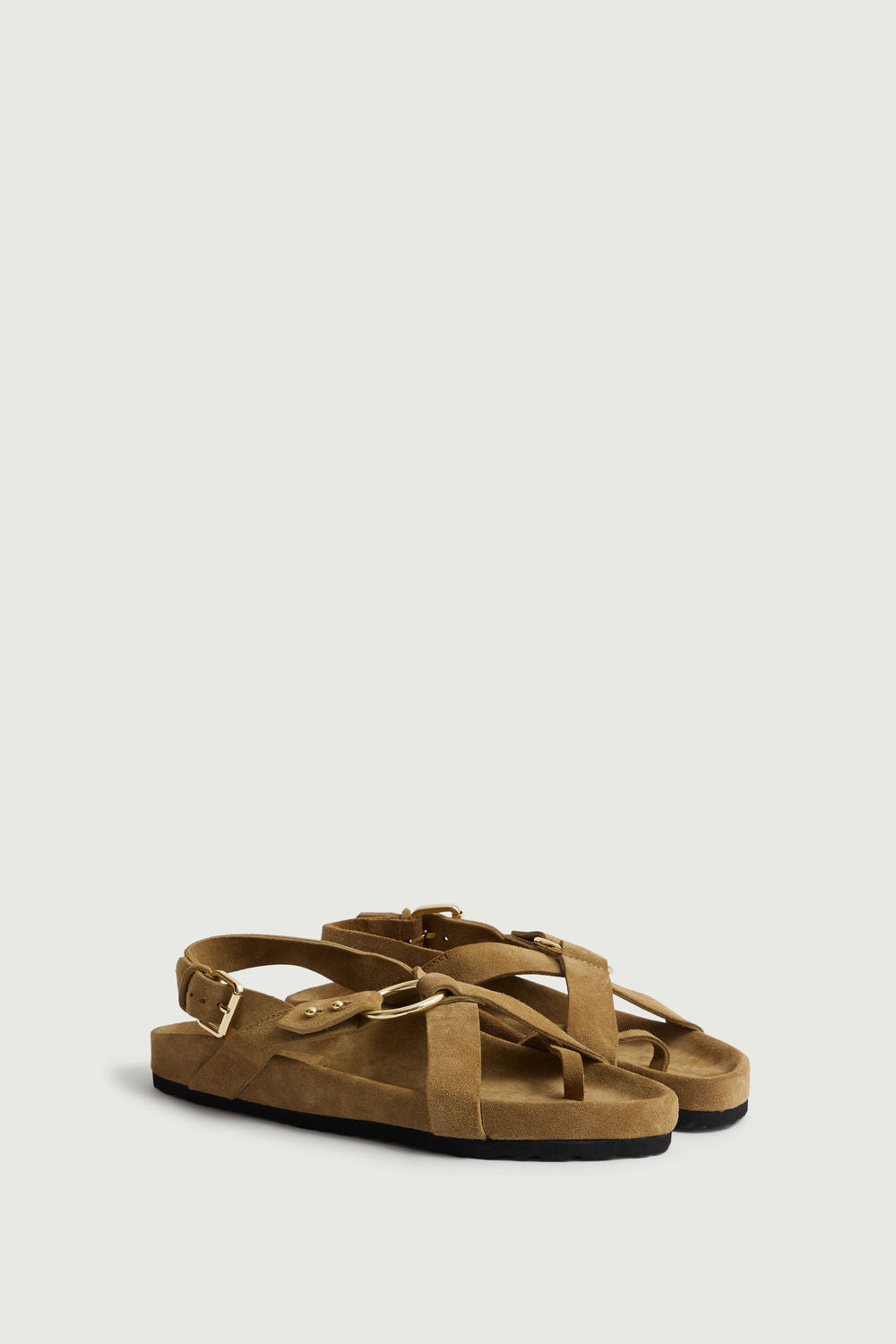 Sandales Mexico - Bronze/Vert - Cuir - Femme vue 2