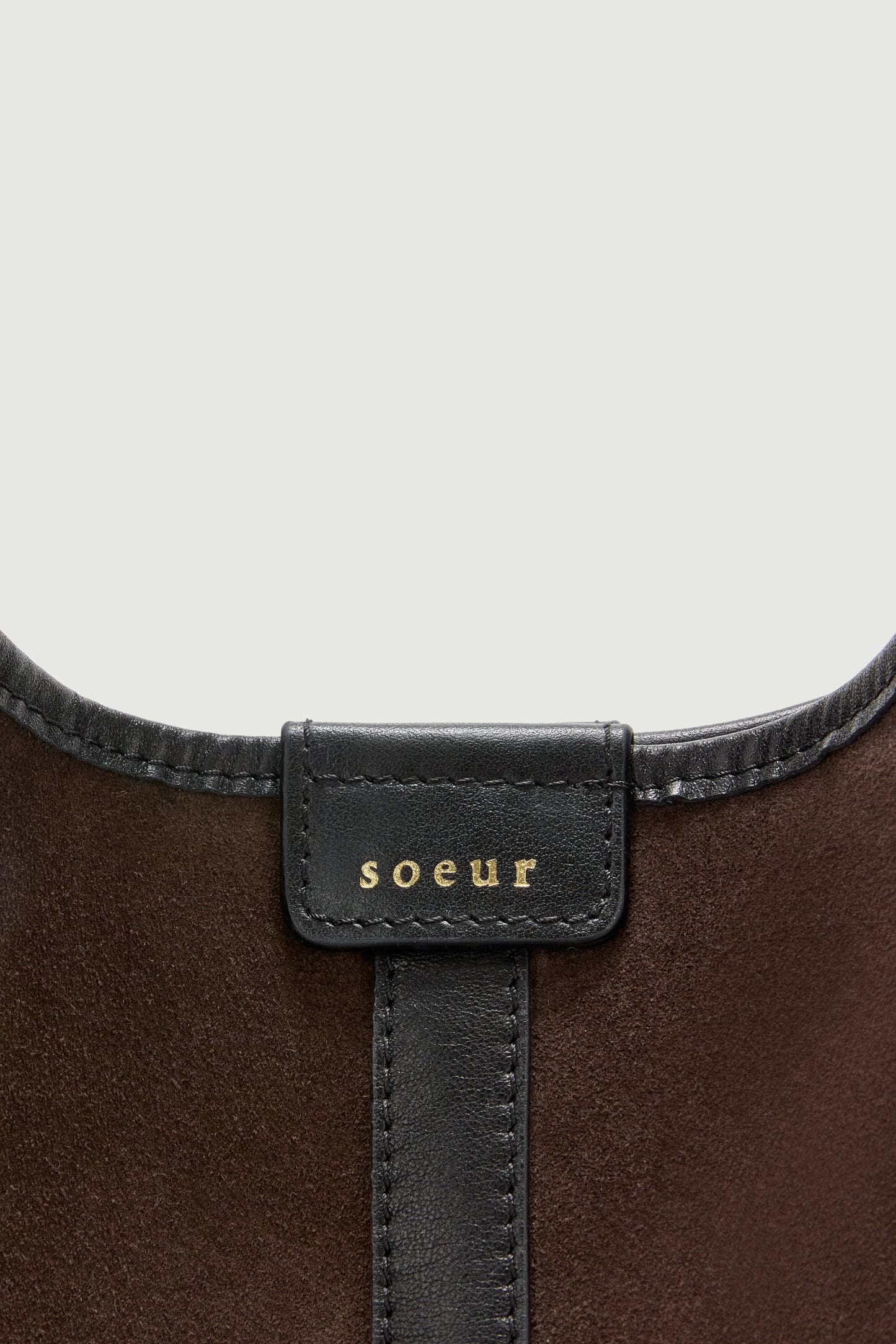 Delice Tote Bag - Dark Brown - Leather - Women