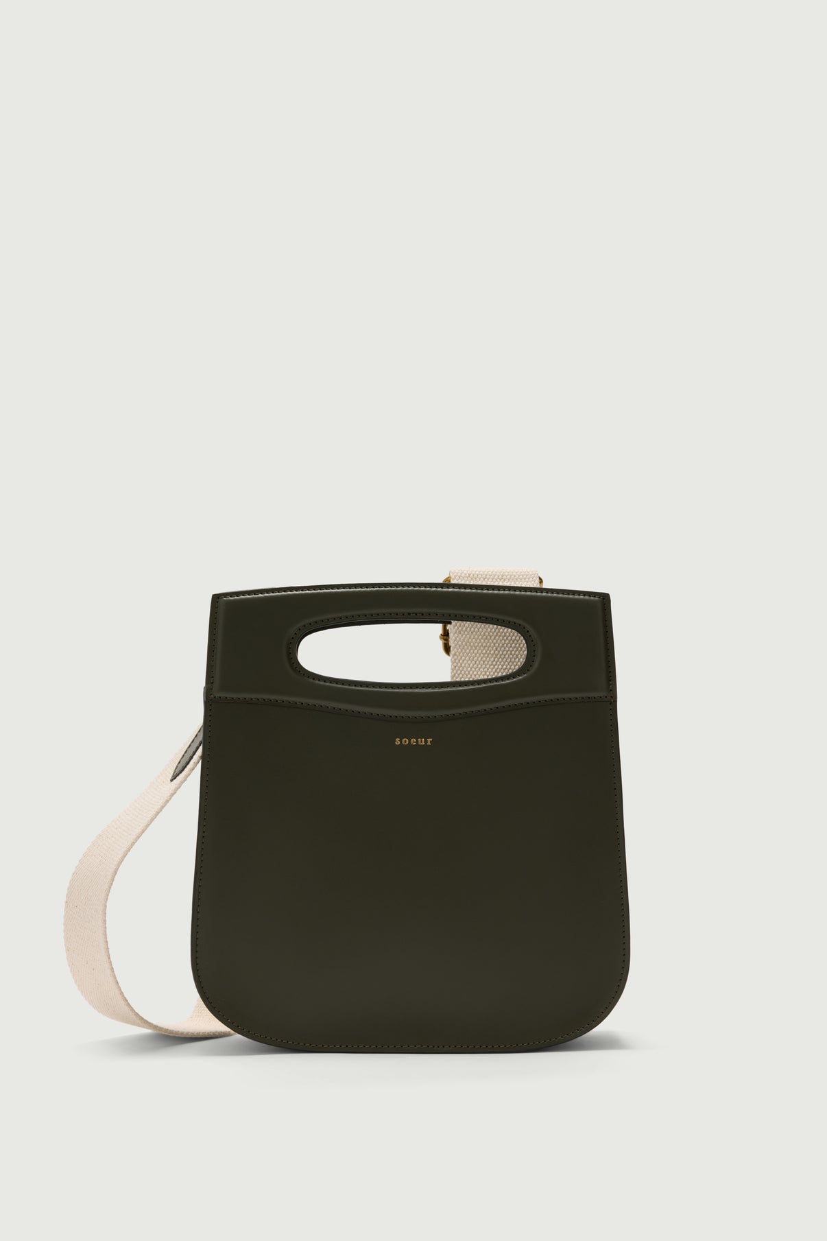 Cheri bag - Military Green - Leather - Women vue 2