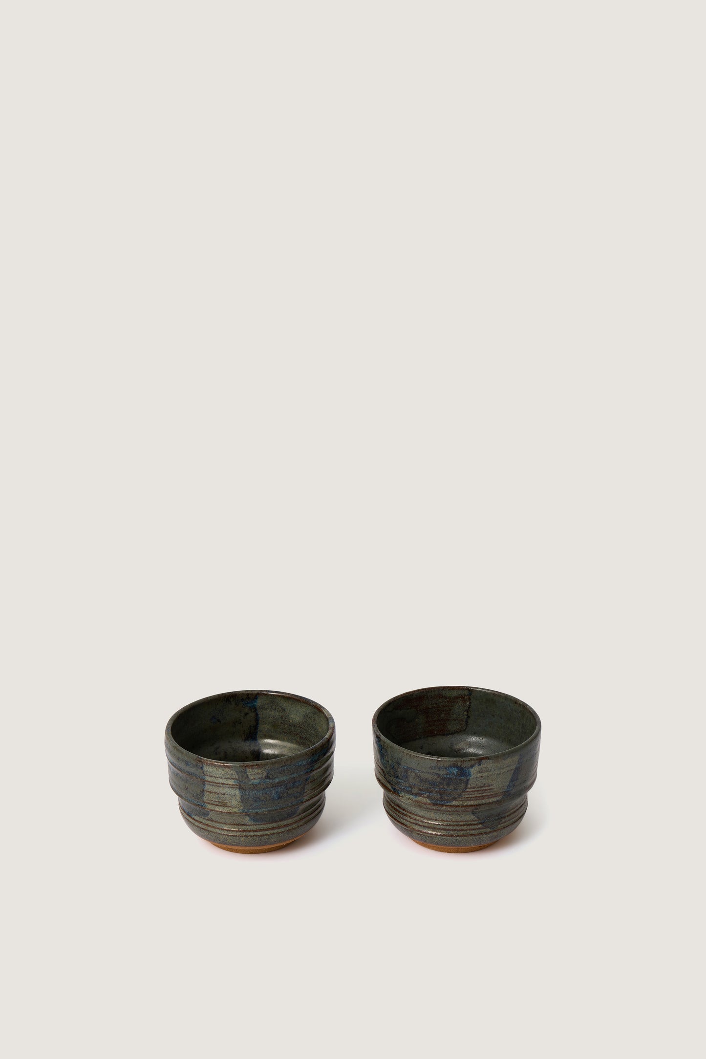 PAIR BLUE OF ATELIER PIERRE CULOT BOWLS